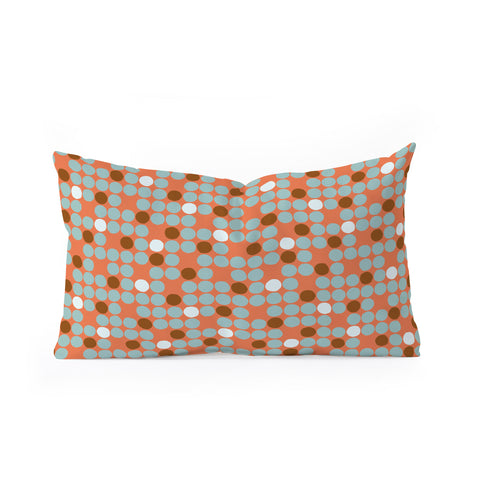 Wagner Campelo MIssing Dots 3 Oblong Throw Pillow