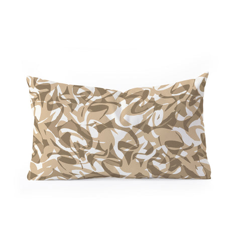 Wagner Campelo NORDICO Beige Oblong Throw Pillow