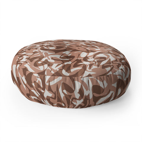 Wagner Campelo NORDICO Brown Floor Pillow Round