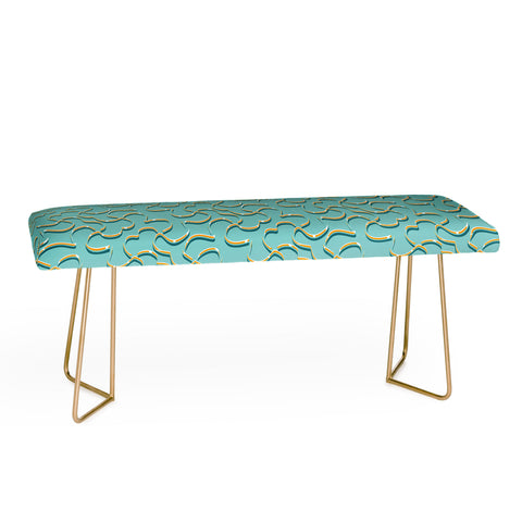 Wagner Campelo ORGANIC LINES YELLOW BLUE Bench
