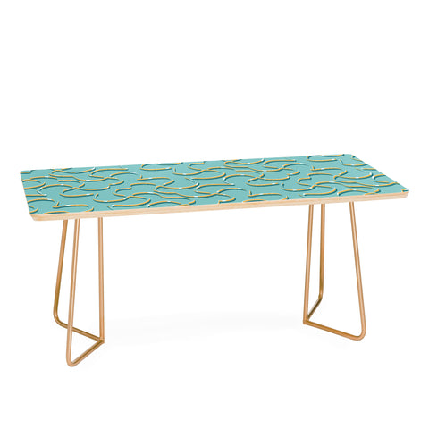 Wagner Campelo ORGANIC LINES YELLOW BLUE Coffee Table