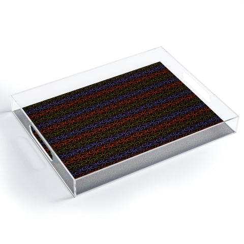 Wagner Campelo Organic Stripes 1 Acrylic Tray