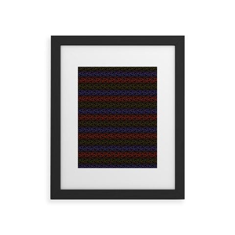 Wagner Campelo Organic Stripes 1 Framed Art Print
