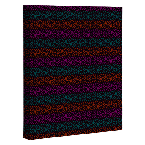 Wagner Campelo Organic Stripes 2 Art Canvas
