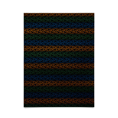 Wagner Campelo Organic Stripes 6 Poster