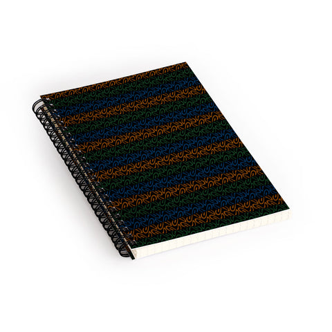 Wagner Campelo Organic Stripes 6 Spiral Notebook