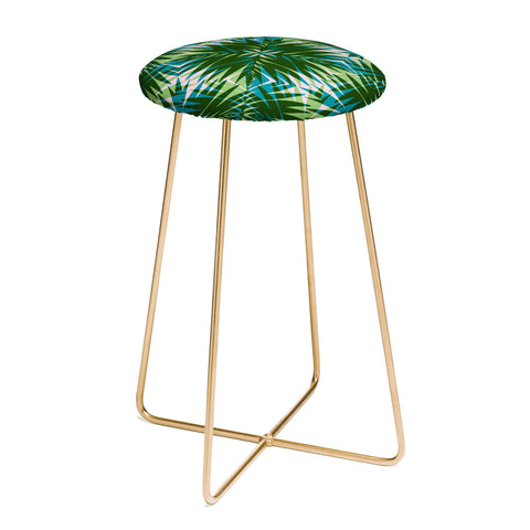 Wagner Campelo PALM GEO GREEN Counter Stool