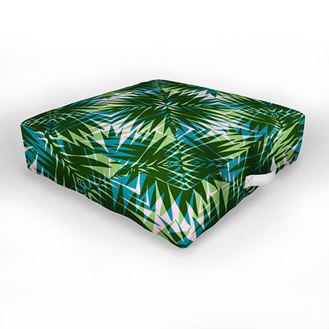 Wagner Campelo PALM GEO GREEN Outdoor Floor Cushion