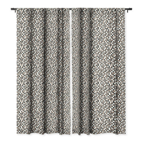 Wagner Campelo Rock Dots 1 Blackout Window Curtain