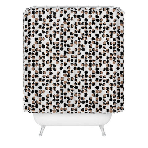 Wagner Campelo Rock Dots 1 Shower Curtain