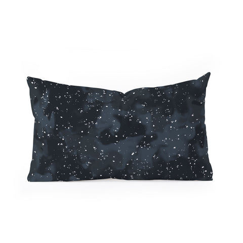 Wagner Campelo SIDEREAL BLACK Oblong Throw Pillow