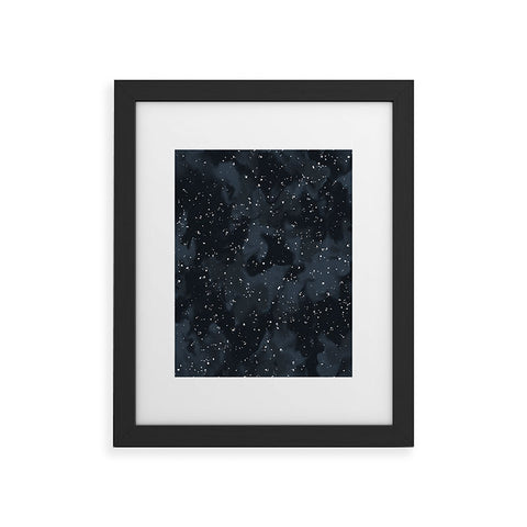 Wagner Campelo SIDEREAL BLACK Framed Art Print