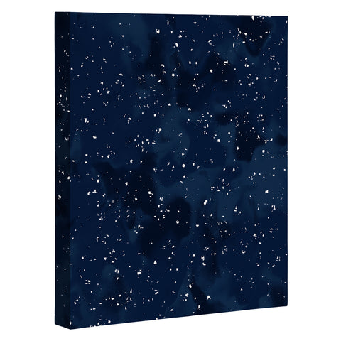 Wagner Campelo SIDEREAL NAVY Art Canvas