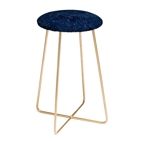 Wagner Campelo SIDEREAL NAVY Counter Stool
