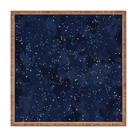 Wagner Campelo SIDEREAL NAVY Square Tray