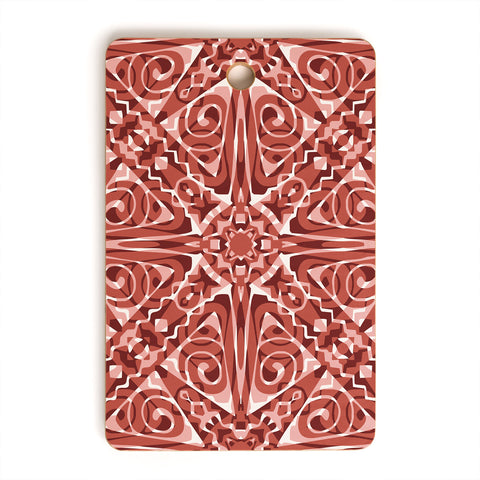 Wagner Campelo TIZNIT Red Cutting Board Rectangle
