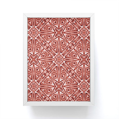 Wagner Campelo TIZNIT Red Framed Mini Art Print