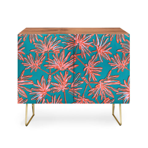 Wagner Campelo TROPIC PALMS BLUE Credenza