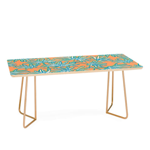 Wagner Campelo TROPIC PALMS ORANGE Coffee Table