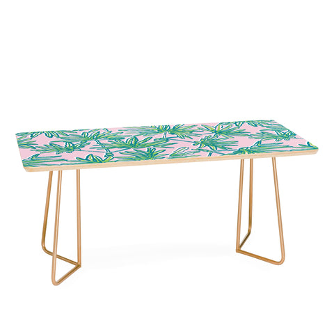 Wagner Campelo TROPIC PALMS ROSE Coffee Table
