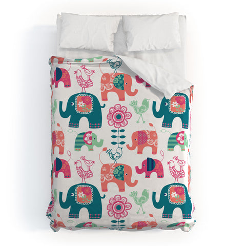 Wendy Kendall Helly Friends Duvet Cover