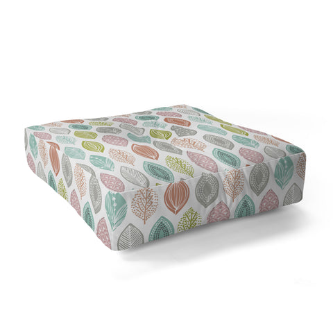 Wendy Kendall Leaf Pod Floor Pillow Square
