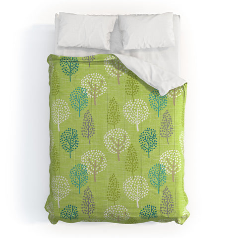 Wendy Kendall Linen Tree Comforter