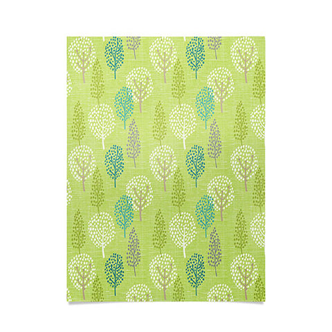 Wendy Kendall Linen Tree Poster