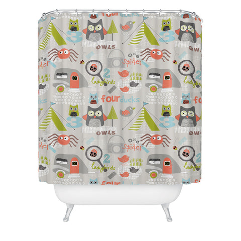 Wendy Kendall Mini Camper Shower Curtain