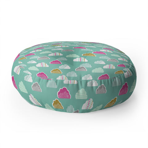 Wendy Kendall Petite Clouds Floor Pillow Round