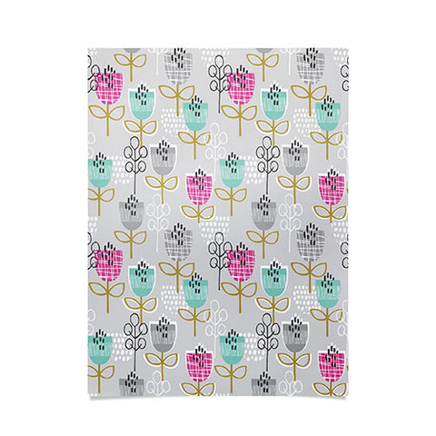 Wendy Kendall Petite Street Floral Poster