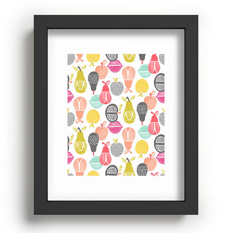 Wendy Kendall Retro Fruit Recessed Framing Rectangle