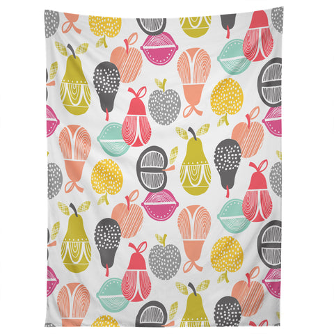 Wendy Kendall Retro Fruit Tapestry