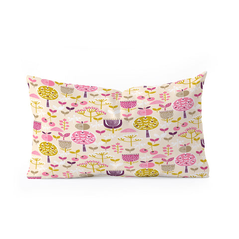Wendy Kendall Retro Orchard Oblong Throw Pillow