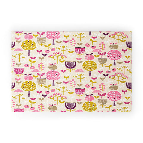 Wendy Kendall Retro Orchard Welcome Mat