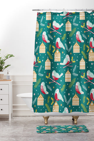 Wendy Kendall robins Shower Curtain And Mat