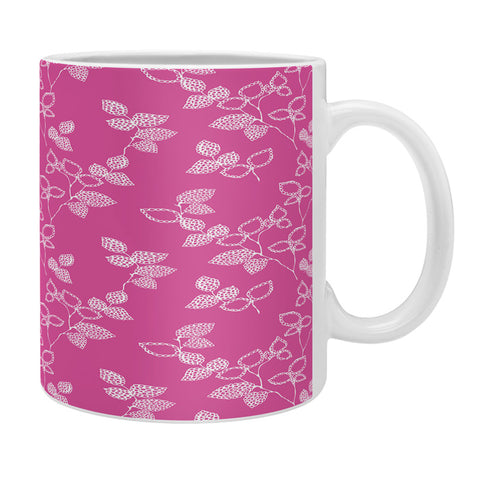 Wendy Kendall Suki Leaf Pink Coffee Mug