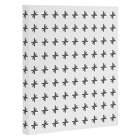 Wesley Bird Cross Out White Art Canvas