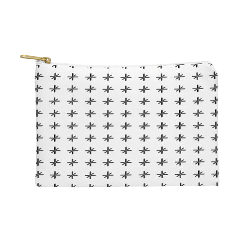 Wesley Bird Cross Out White Pouch