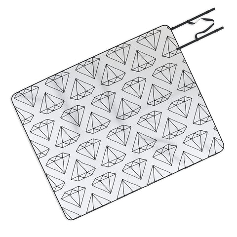 Wesley Bird Diamond Print 2 Picnic Blanket