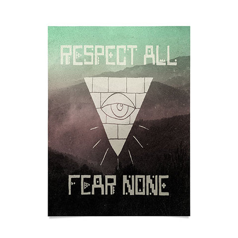 Wesley Bird Fear None Poster