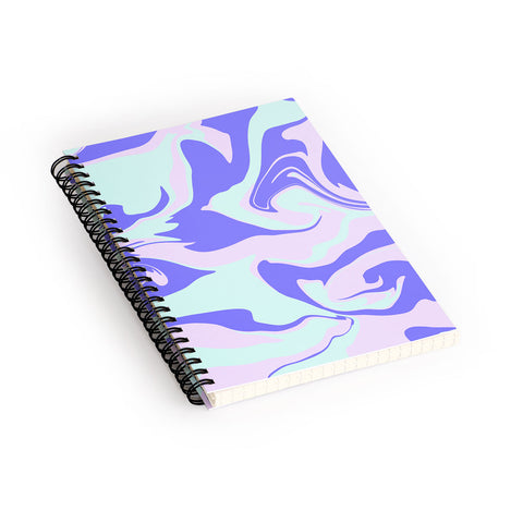Wesley Bird Hypnotic Camo Spiral Notebook
