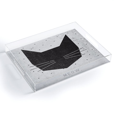 Wesley Bird Meow Acrylic Tray