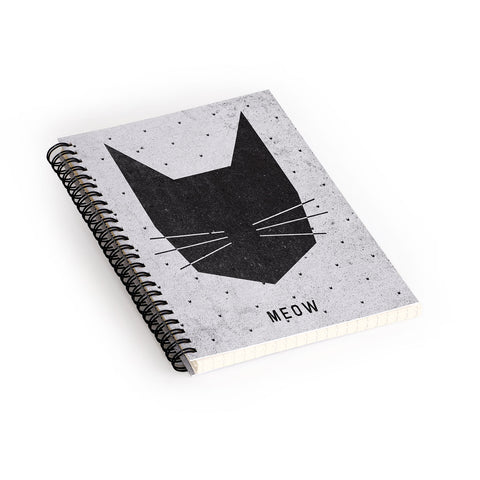 Wesley Bird Meow Spiral Notebook