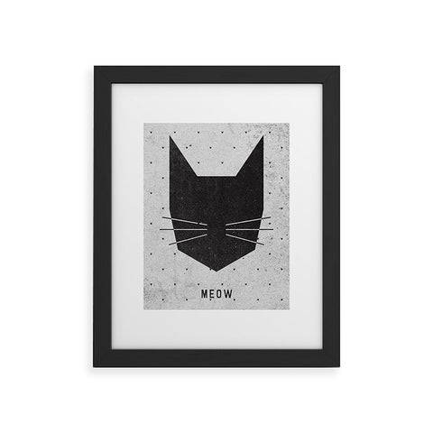 Wesley Bird Meow Framed Art Print