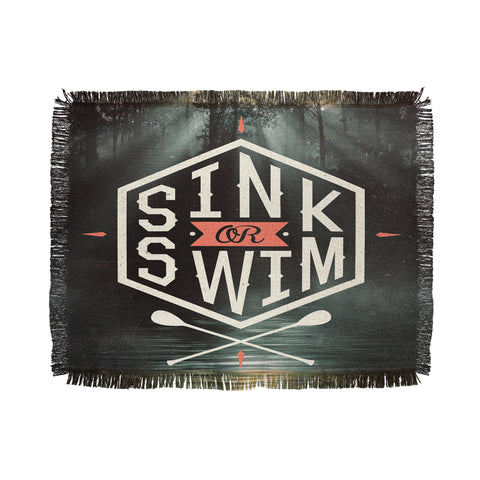 Wesley Bird Sink Or Swim Throw Blanket