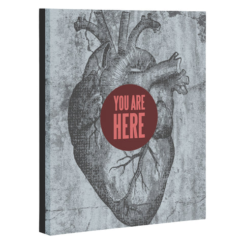 Wesley Bird You Are Here Art Canvas