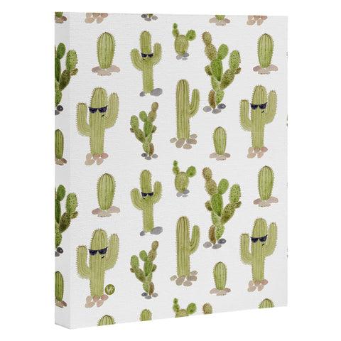 Wonder Forest Cool Cacti Art Canvas
