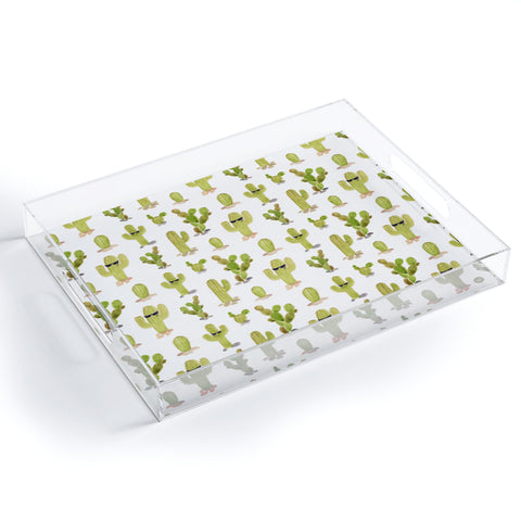 Wonder Forest Cool Cacti Acrylic Tray