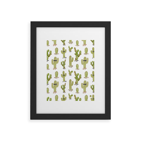 Wonder Forest Cool Cacti Framed Art Print
